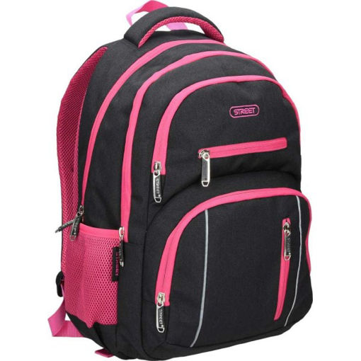 Picture of STREET COLOUR ROUND BAG PINK & BLACK